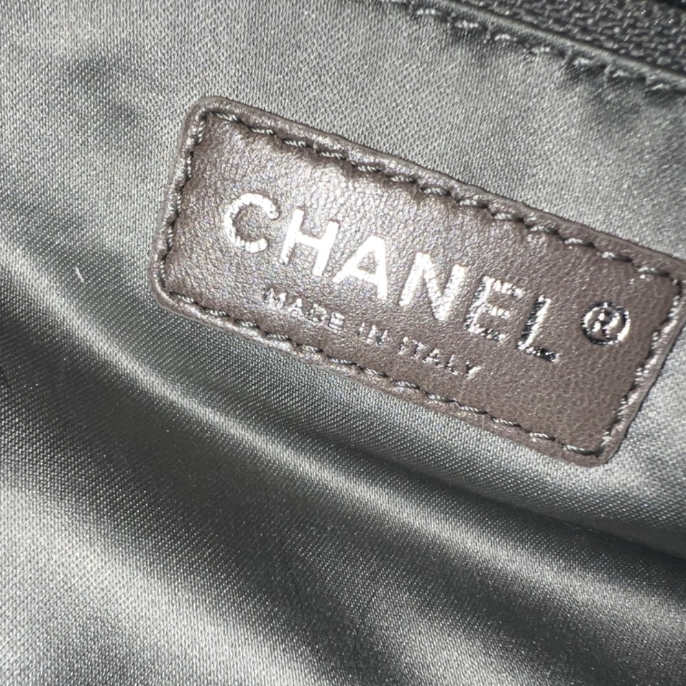 Authentic Chanel - Lapin Rabbit Fur and Leather Classic Single Flap Handbag - Picture 11 of 16